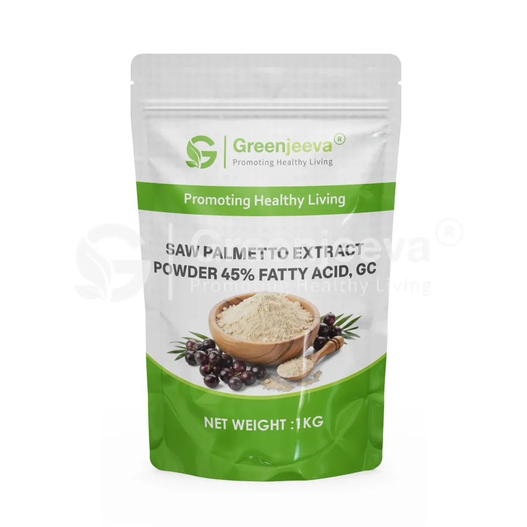 Saw palmetto Extract Powder 45 Fatty Acid, GC Pouch Saw palmetto Extract Powder 45 Fatty Acid, GC Pouch